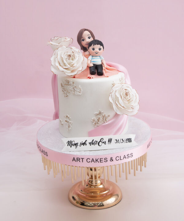 Bánh sinh nhật hiện đại tặng mẹ yêu - Art Cakes
