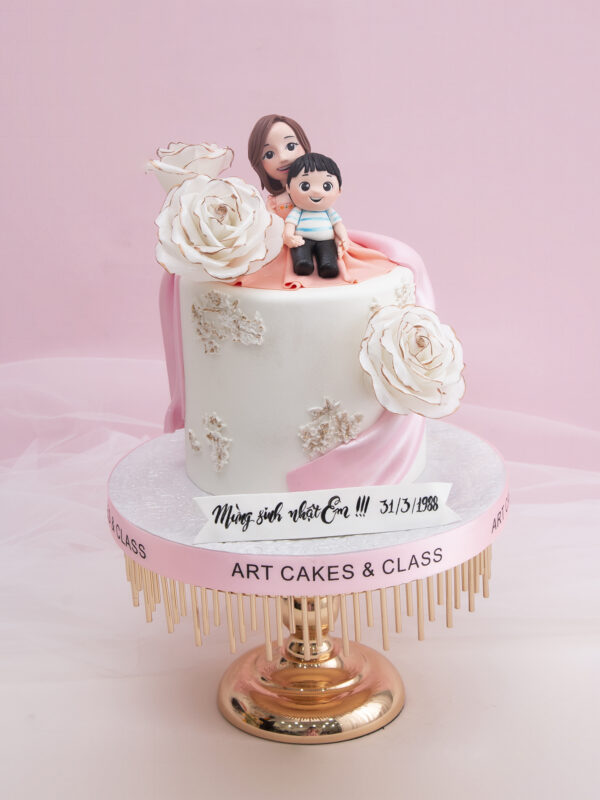 Bánh sinh nhật hiện đại tặng mẹ yêu - Art Cakes