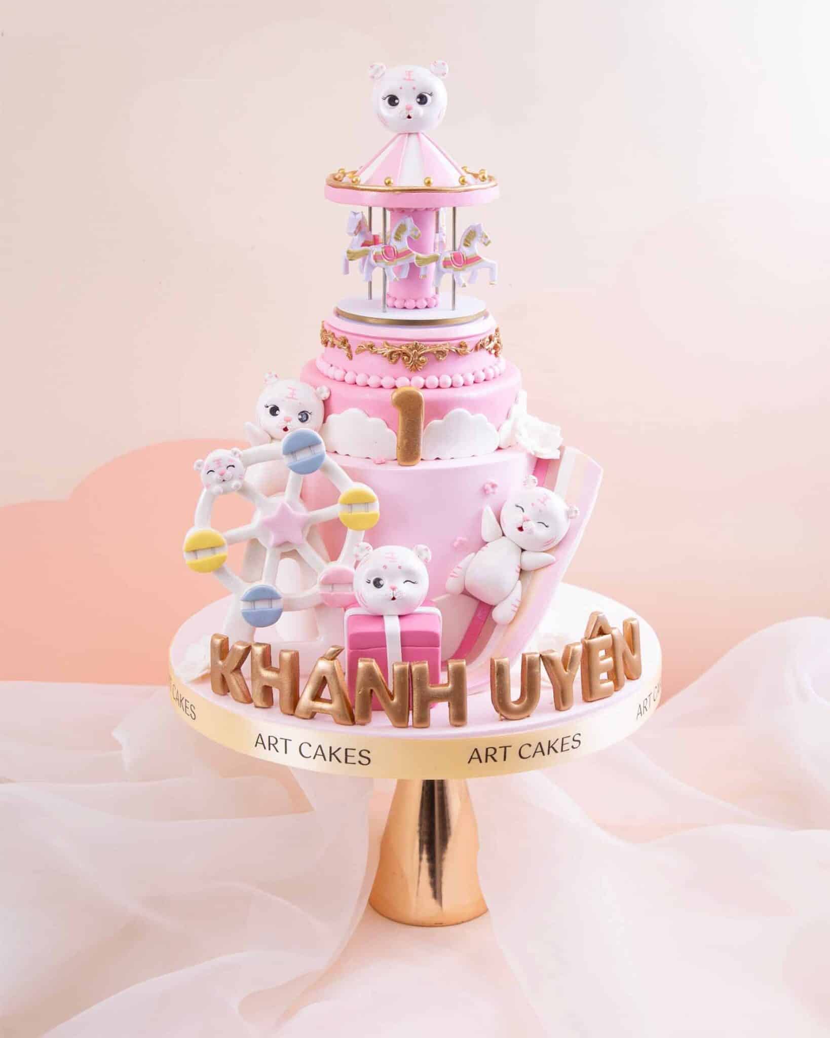 Bánh thôi nôi bé tuổi mèo ARTCAKES